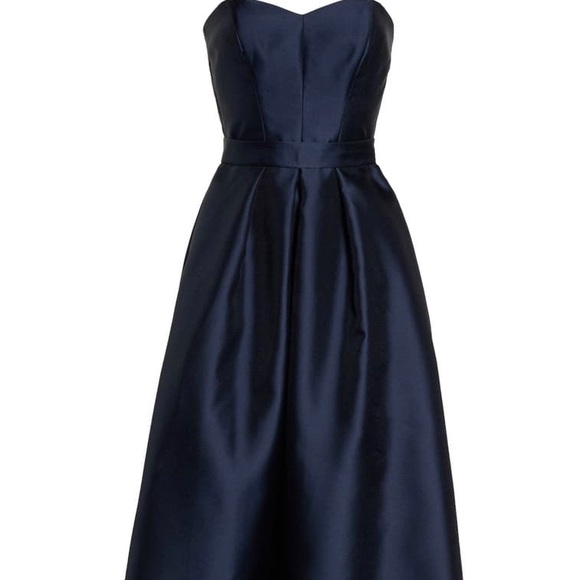 Alfred Sung Midnight Blue Gown - Picture 4 of 4